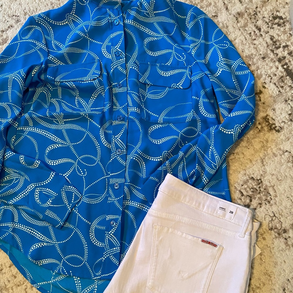 New💙Spring blue blouse - Picture 6 of 6